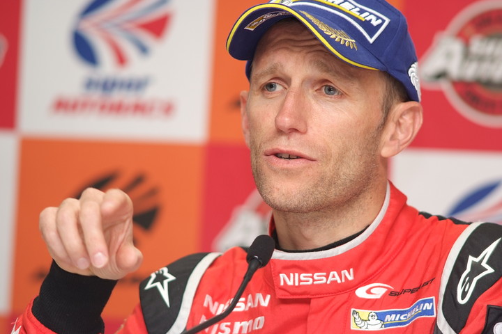 決勝記者会見: GT500クラスで優勝したロニー・クインタレッリ（NISMO）