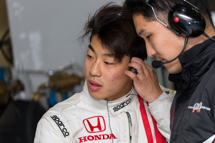 エンジンメーカー・ルーキーテスト1日目: 福住仁嶺（TEAM MUGEN）