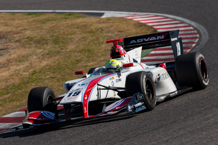 エンジンメーカー・ルーキーテスト1日目: 総合トップの関口雄飛（ITOCHU ENEX TEAM IMPUL SF14）