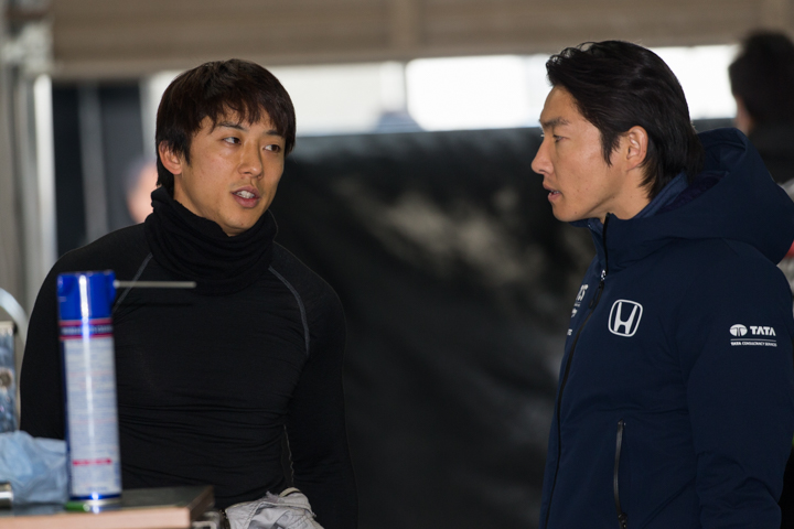 エンジンメーカー・ルーキーテスト2日目: 伊沢拓也と中嶋大祐（TCS NAKAJIMA RACING）