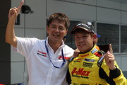 優勝した高星明誠(B-MAX Racing Team with NDDP) f3-rd12-r-winner