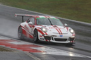 グループ1決勝: ST-1クラスで優勝した小川勝人／影山正美／富田竜一郎組（Nissoku Porsche991 GT3 Cup）