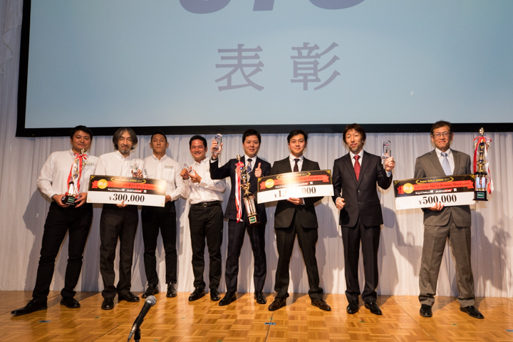 2017年シリーズ表彰: ST-3クラスの表彰式