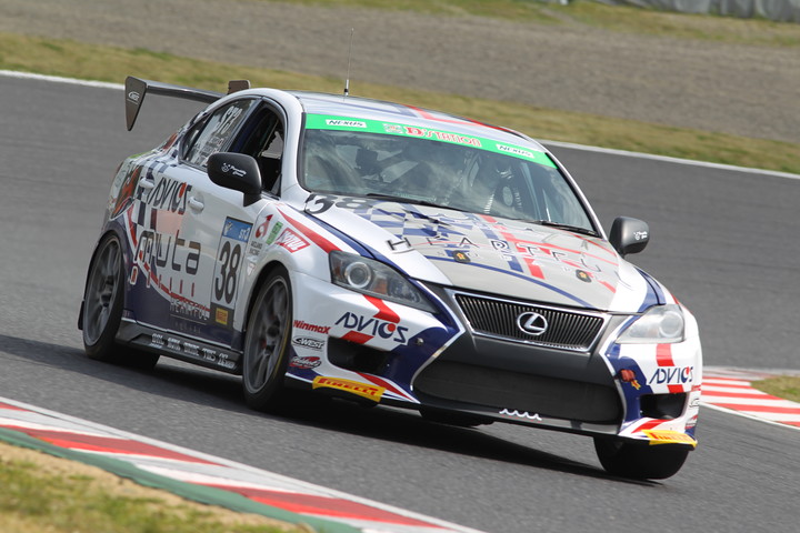 フリー走行: ST-3クラストップタイムの堀田誠／阪口良平組（muta Racing ADVICS IS 350 TWS）