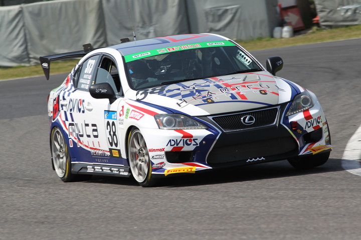 ST-3クラスポールポジションは堀田誠／阪口良平組（muta Racing ADVICS IS 350 TWS）