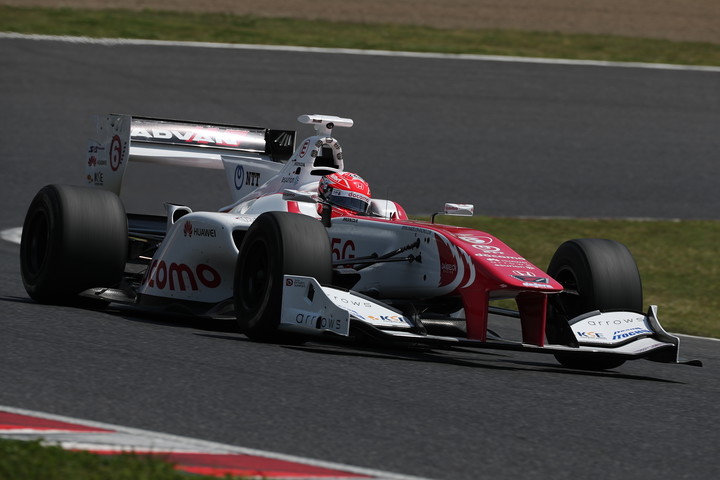 フリー走行1回目: ルーキーの松下信治（DOCOMO TEAM DANDELION RACING ）は5位