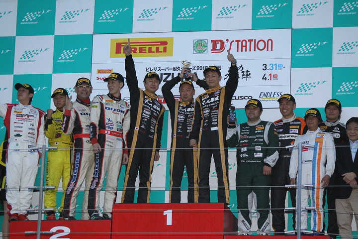 ST-5クラスの表彰式