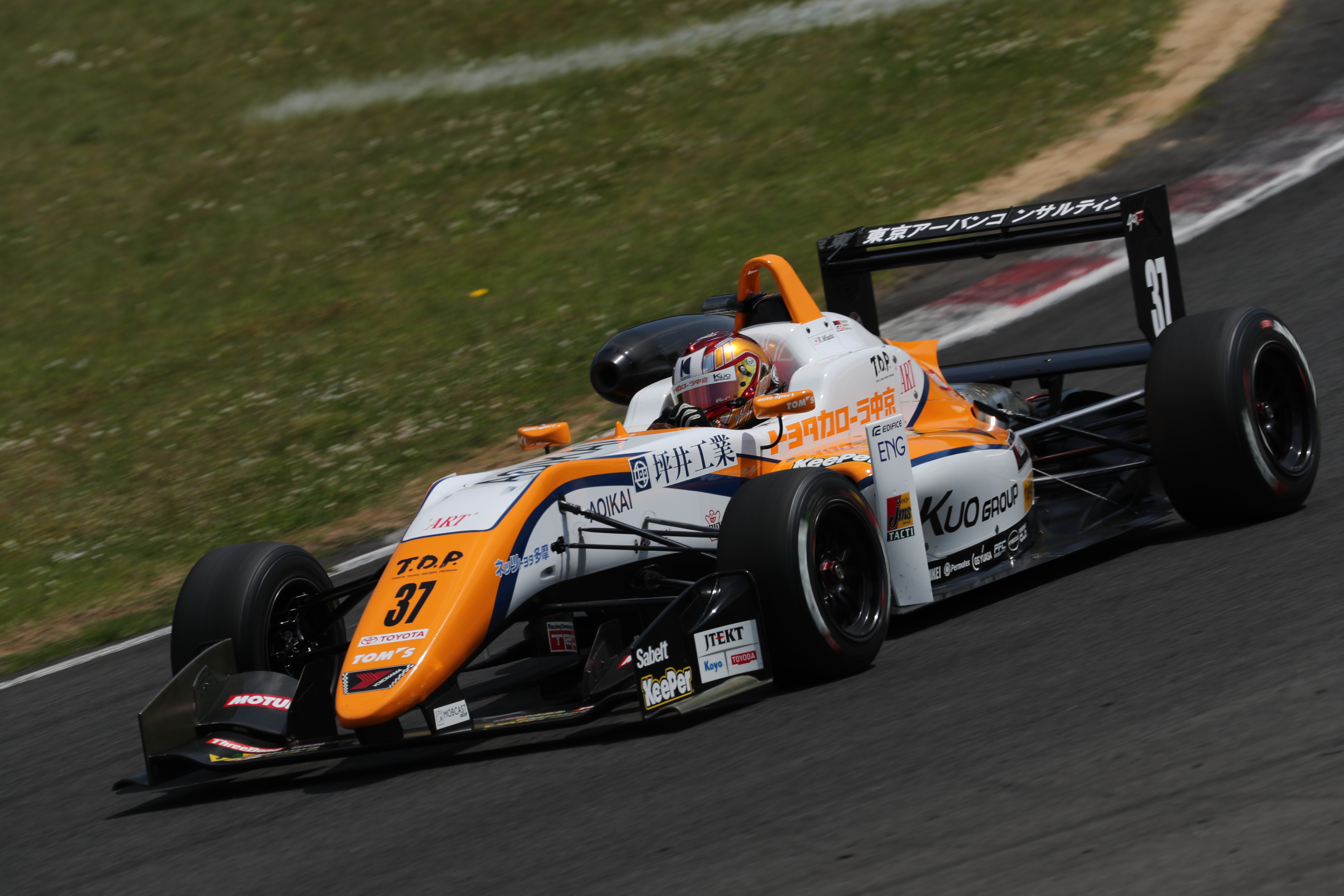 決勝2位は宮田莉朋（カローラ中京Kuo TOM'S F317）