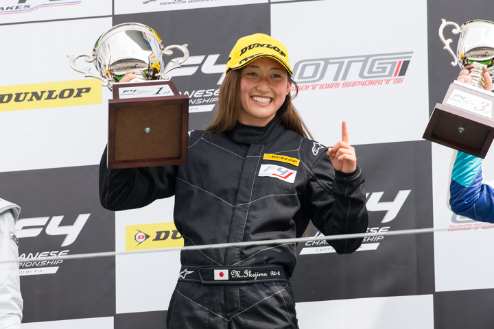 インディペンデントカップ優勝の池島実紅（SACCESS RACING）