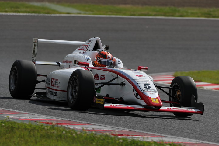 第5戦、第6戦ともポールポジションを獲得した角田裕毅（HFDP/SRS/コチラレ一シング）