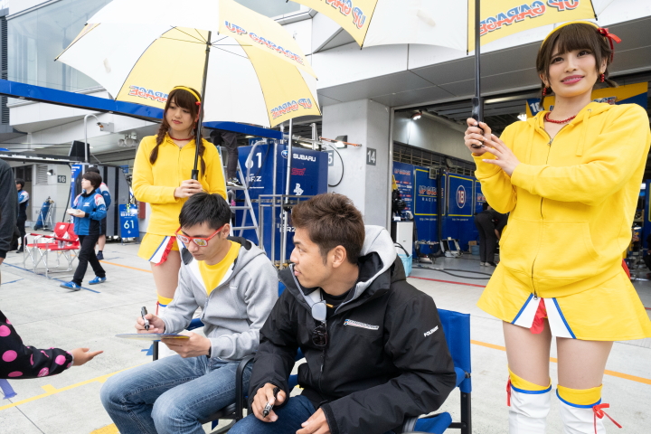 GTキッズウォーク: 小林崇志と中山友貴（TEAM UPGARAGE）