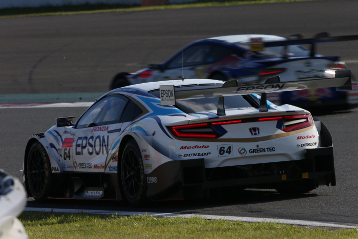 決勝レース: ベルトラン・バゲット／松浦孝亮組（Epson Modulo NSX-GT）