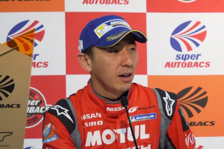 決勝記者会見: GT500クラス優勝の松田次生（NISMO）