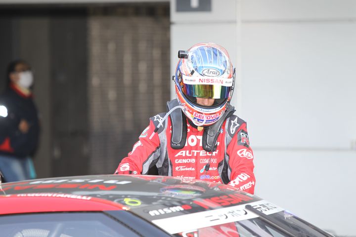 GT500クラスで優勝したロニー・クインタレッリ（NISMO）