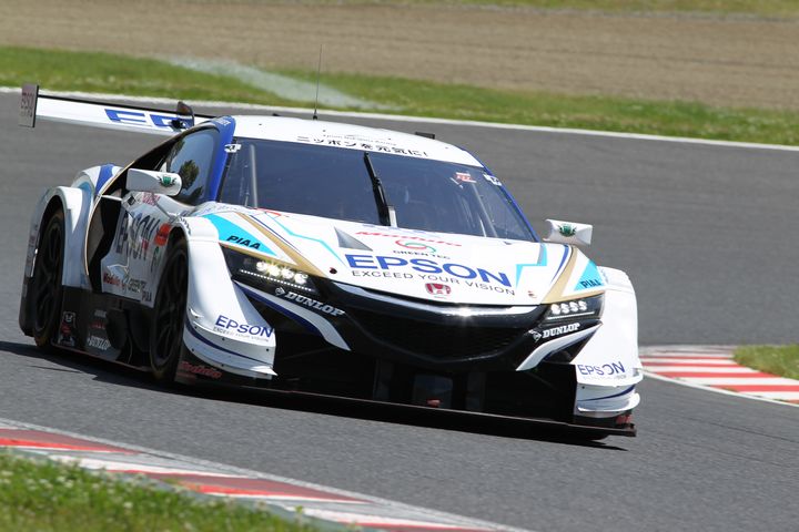公式練習: GT500クラストップタイムはベルトラン・バゲット／松浦孝亮組（Epson Modulo NSX-GT）