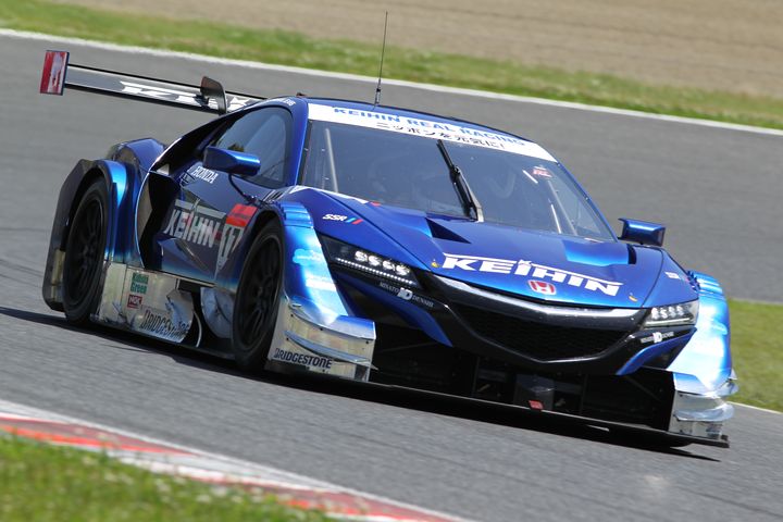 GT500クラス予選3位の塚越広大／小暮卓史組（KEIHIN NSX-GT）