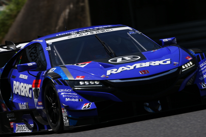 公式練習: ジェンソン・バトン（RAYBRIG NSX-GT）