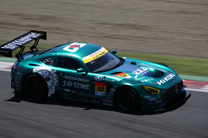 公式練習: 加納政樹／安岡秀徒組（EXE AMG GT3）