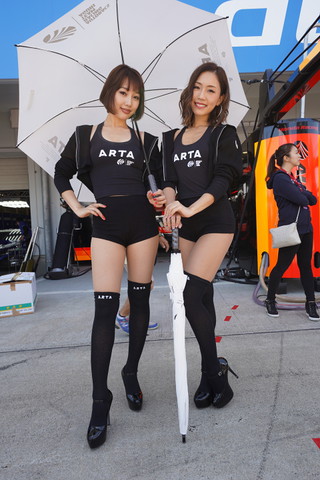 ピットウォーク: レースクイーン