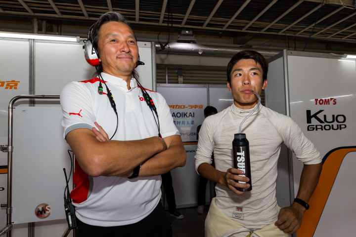 第7戦予選2位、第8戦ポールポジションの坪井翔（カローラ中京Kuo TEAM TOM'S）