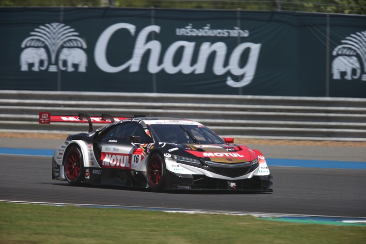 公式練習: 武藤英紀（MOTUL MUGEN NSX-GT）