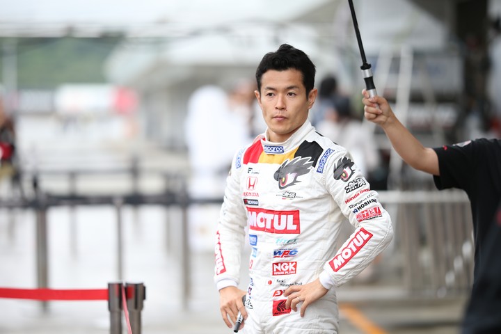 キッズピットウォーク: 山本尚貴（TEAM MUGEN）