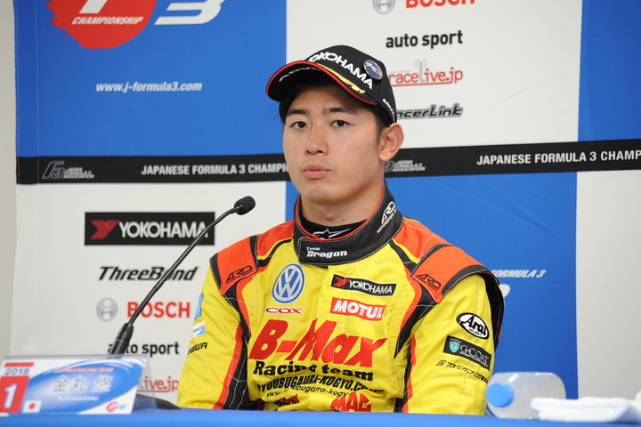 決勝記者会見: 金丸悠（B-MAX RACING TEAM）