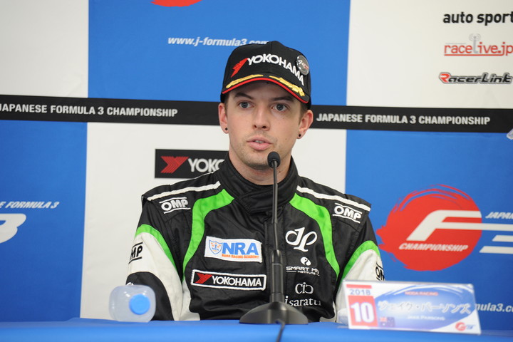 決勝記者会見: ジェイク・パーソンズ（NODA RACING）