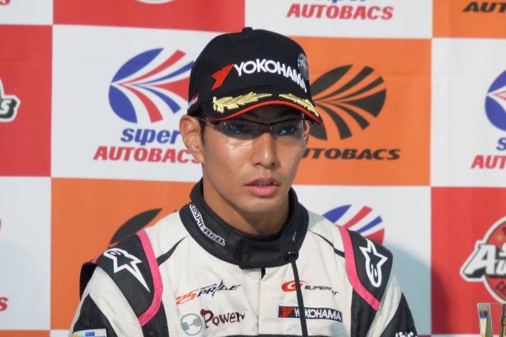 予選記者会見: GT300クラスポールポジションの松井孝允（つちやエンジニアリング）