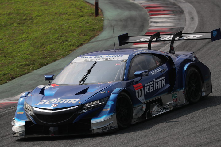 GT500クラス決勝3位は塚越広大／小暮卓史組（KEIHIN NSX-GT）