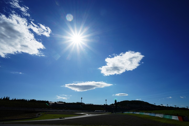 占有走行: 金曜日から快晴に恵まれた