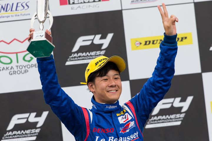 決勝2位の川合孝汰（Le Beausset Motorsports）
