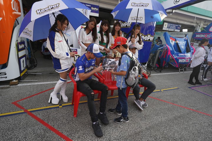 GTキッズウォーク: ニック・キャシディ（LEXUS TEAM KeePer TOM'S）