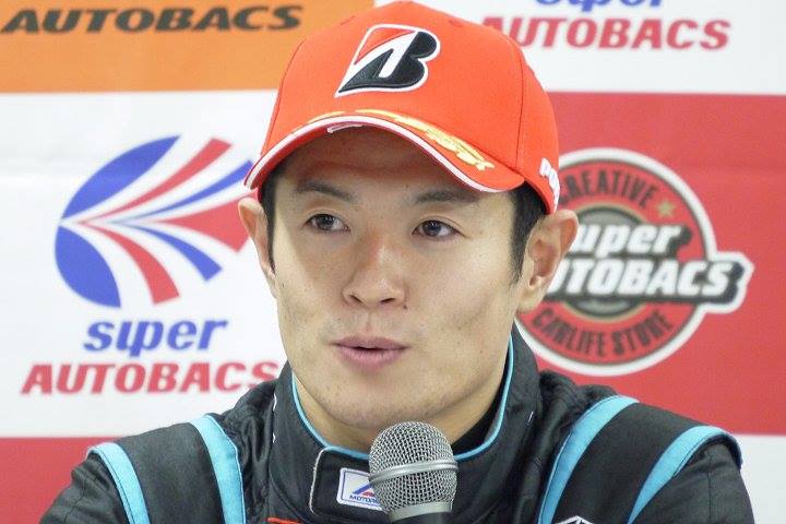 決勝記者会見: GT500クラス優勝の山本尚貴（TEAM KUNIMITSU）