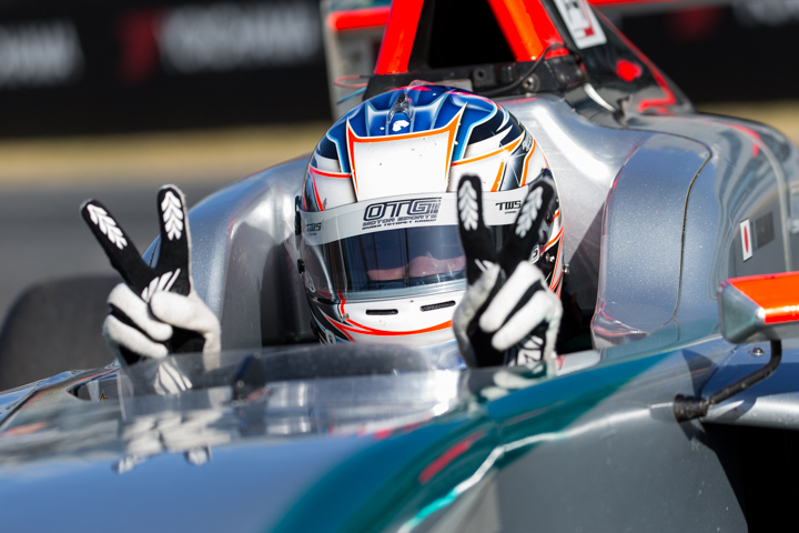 優勝した菅波冬悟（OTG MOTOR SPORTS）