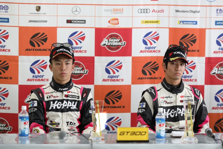 予選記者会見: 坪井翔と松井孝允（つちやエンジニアリング）