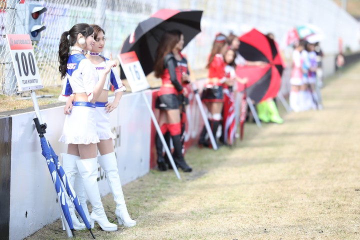 ピットウォーク: レースクイーン