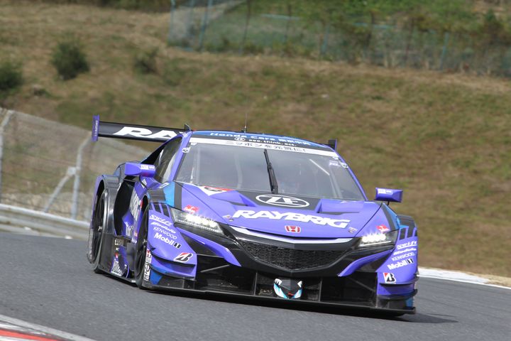 GT500クラス予選3位の山本尚貴／ジェンソン・バトン組（RAYBRIG NSX-GT）
