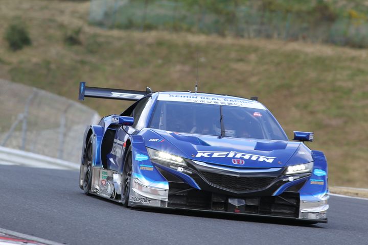 GT500クラス予選2位の塚越広大／小暮卓史組（KEIHIN NSX-GT）