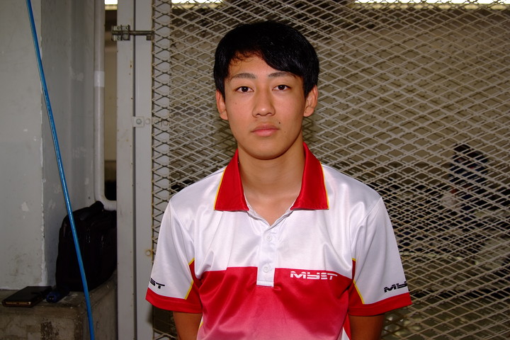 ポールポジションを獲得した三宅淳詩（KK-SⅡミスト制動屋）