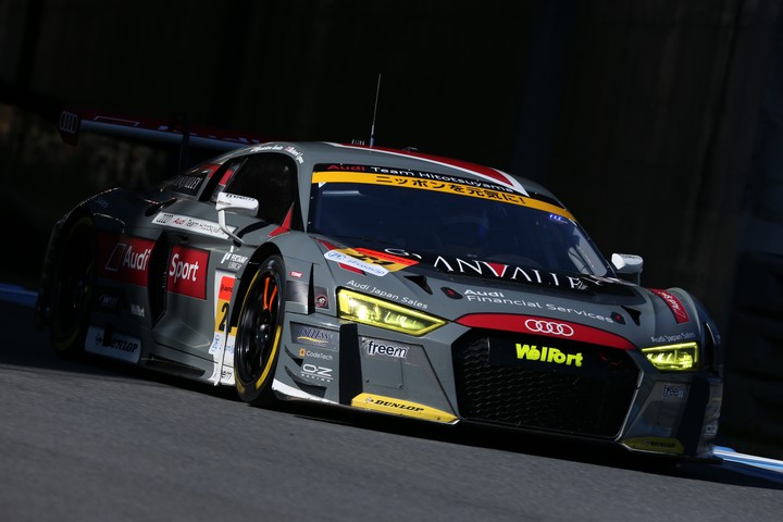 公式練習: 富田竜一郎（Hitotsuyama Audi R8 LMS）