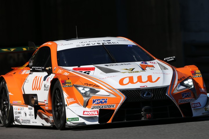 公式練習: 関口雄飛（au TOM'S LC500）