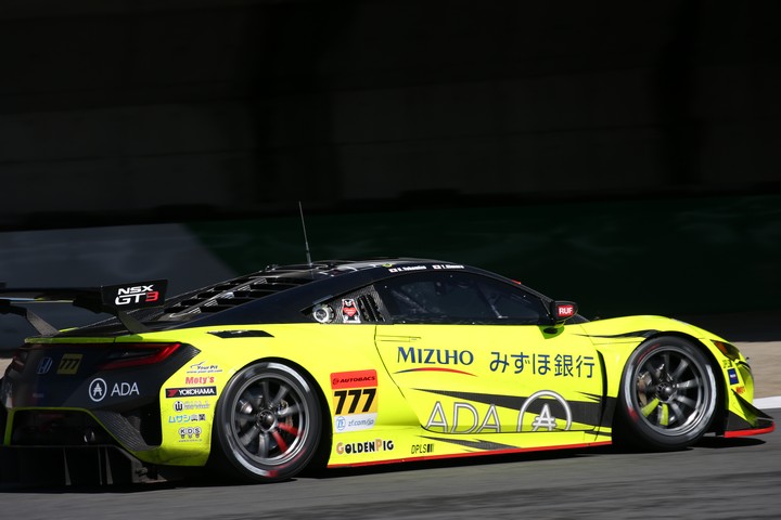 公式練習: 横溝直輝／木村武史組（CARGUY ADA NSX GT3）