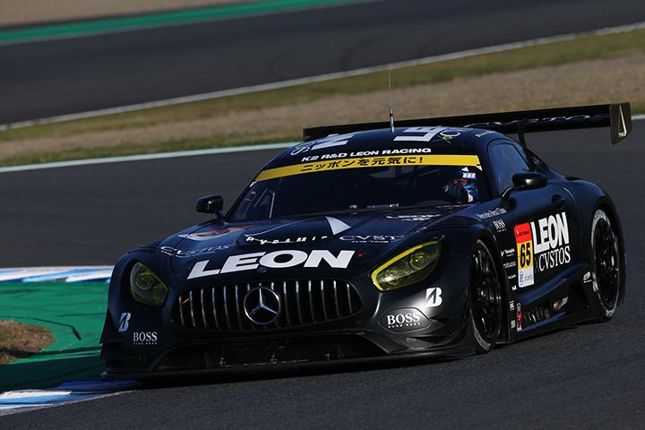 GT300クラス予選2位の黒澤治樹／蒲生尚弥組（LEON CVSTOS AMG）