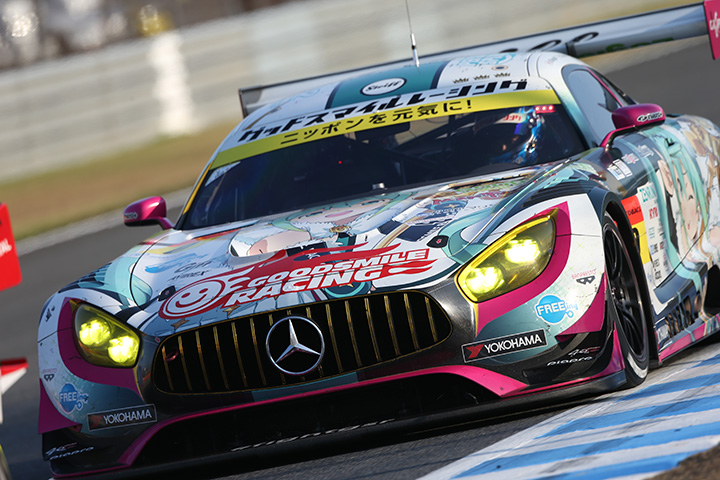 GT300クラス決勝3位は谷口信輝／片岡龍也組（グッドスマイル初音ミクAMG）