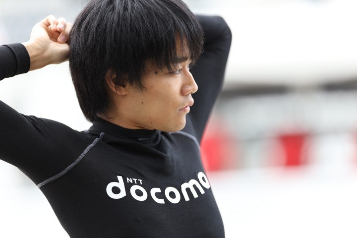 練習走行: 松下信治（DOCOMO TEAM DANDELION RACING ）