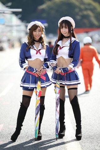 ピットウォーク: レースクイーン