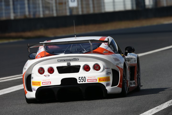 グループ1スタート進行: RYO／安田裕信／廣田秀機組（モノコレGINETTA KAP CUSPA）