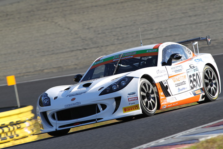 ST-ZクラスポールポジションはRYO／安田裕信／廣田秀機組（モノコレGINETTA KAP CUSPA）