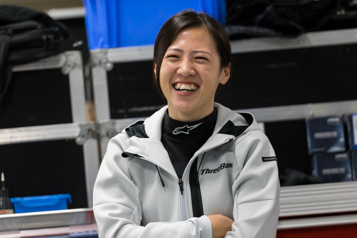 合同テスト1日目: 三浦愛（ThreeBond Racing）